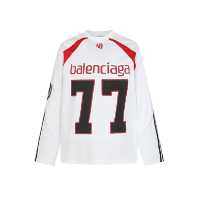 발렌시아가 남성 라운드 긴팔티 - Balenciaga Mens Round Tshirt - bac12168x