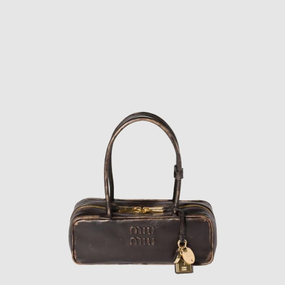 미우미우 여성 가죽 보 백 - Miumiu Womens Beau Bag - mib12173x