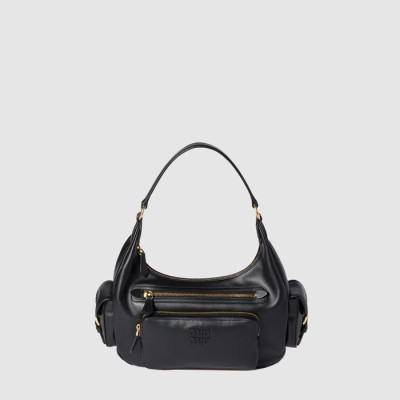 미우미우 여성 나파 가죽 포켓 백 - Miumiu Womens Nappa Leather Pocket Bag - mib12144x