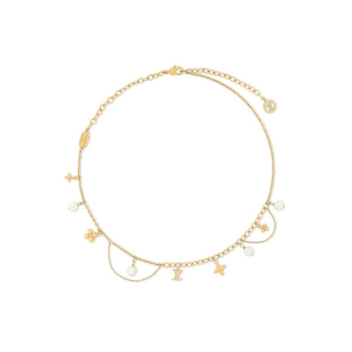 루이비통 여성 골드 네크리스 - Louis vuitton Womens Blooming Pearls Necklace - acc6177x