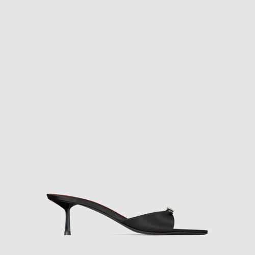 입생로랑 여성 새틴 크레이프 Daisy 뮬 - Saint Laurent Womens Satin Crepe Daisy Mules - yss8757x