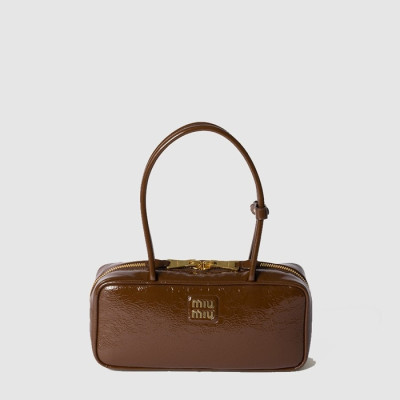 미우미우 여성 가죽 보 백 - Miumiu Womens Beau Bag - mib12709x