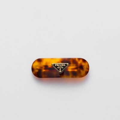 프라다 여성 플렉시글래스 헤어 클립 - Prada Womens Plexiglass Hair Clips - acc6371x