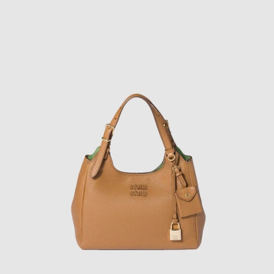 미우미우 여성 가죽 핸드백 - Miumiu Womens Leather Handbag - mib12757x