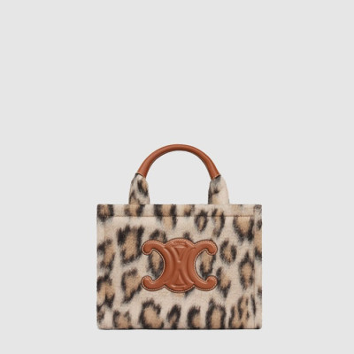 셀린느 여성 카바스 레오파드 텍스타일 - Celine Womens Cabas Leopard Textile - ceb13008x
