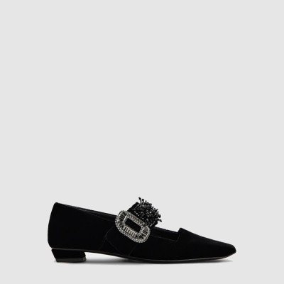 로저비비에 여성 벨 비비에 스트랩 발레리나 - Roger Vivier Womens Belle Vivier Strap Ballerina - ros8881x