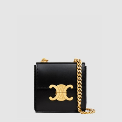 셀린느 여성 트리오페 미니 박스 백 - Celine Womens Triomphe Mini Box Bag - ceb13080x