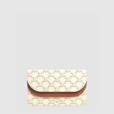 셀린느 여성 웰렛 온 스트랩 트리오페 - Celine Womens Wallet on Strap Triomphe - ceb13089x