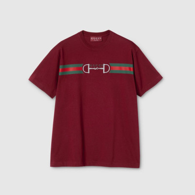구찌 남성 라운드 반팔티 - Gucci Mens Round Tshirt - guc12766x