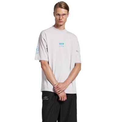 발렌시아가 남성 라운드 반팔 티셔츠 - Balenciaga Mens Round Tshirt - bac12803x