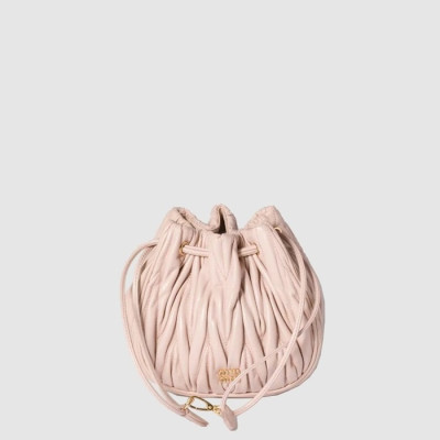 미우미우 여성 마테라쎄 나파 가죽 파우치 - Miumiu Womens Matelasse Nappa Leather Pouch - mib13129x