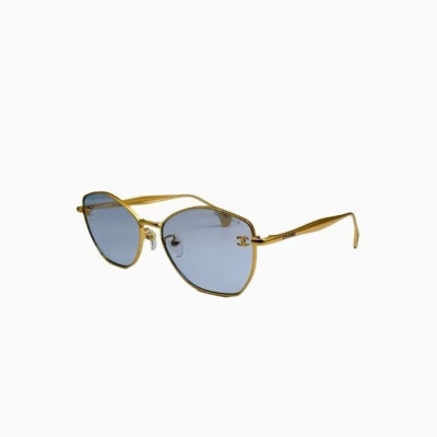 샤넬 여성 프리미엄 메탈 프레임 선글라스 - Chanel Womens Premium Metal Frame Sunglasses - acc6698x