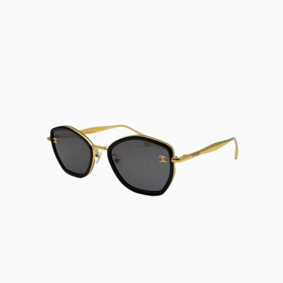 샤넬 여성 프리미엄 메탈 프레임 선글라스 - Chanel Womens Premium Metal Frame Sunglasses - acc6707x