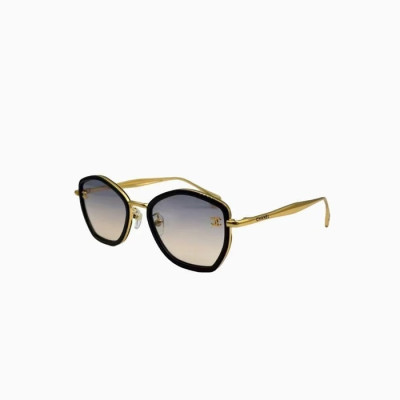 샤넬 여성 프리미엄 메탈 프레임 선글라스 - Chanel Womens Premium Metal Frame Sunglasses - acc6709x