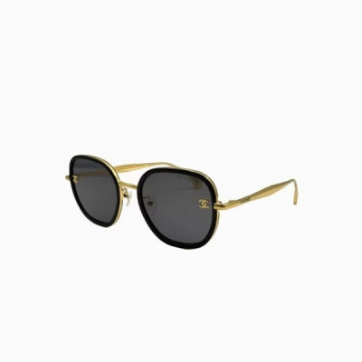 샤넬 여성 프리미엄 메탈 프레임 선글라스 - Chanel Womens Premium Metal Frame Sunglasses - acc6711x