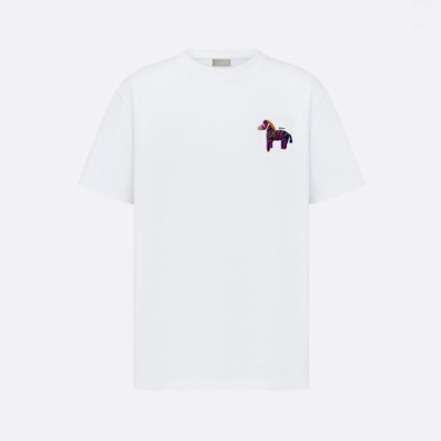 디올 남성 라운드 반팔 티셔츠 - Dior Mens Round Tshirt - dic12920x