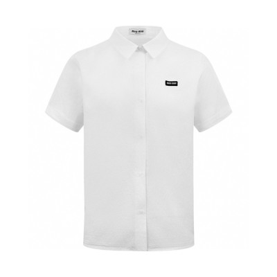미우미우 남성 폴로 반팔 티셔츠 - Miumiu Mens Polo Tshirt - mic13118x