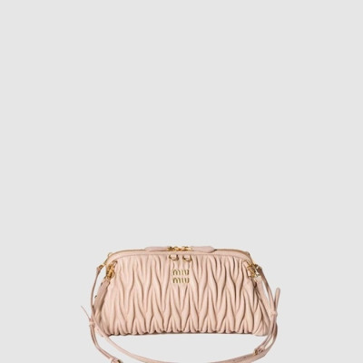미우미우 여성 나파 가죽 클러치 - MiuMiu Womens Nappa Leather Clutch - mib13272x