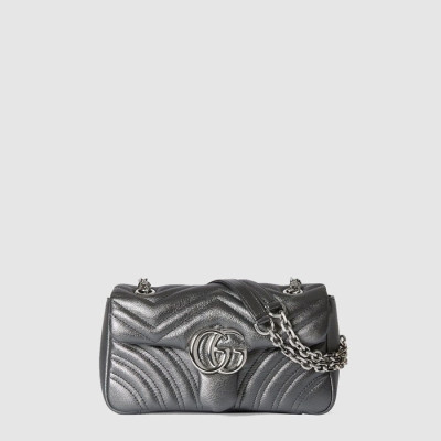 구찌 여성 GG 마몽 스몰 숄더백 - Gucci Womens GG Marmont Small Shoulder Bag - gub13279x