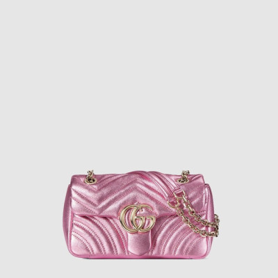 구찌 여성 GG 마몽 스몰 숄더백 - Gucci Womens GG Marmont Small Shoulder Bag - gub13281x