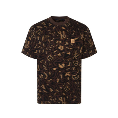 루이비통 남성 라운드 반팔 티셔츠 - Louis vuitton Mens Round Tshirt - lvc13293x