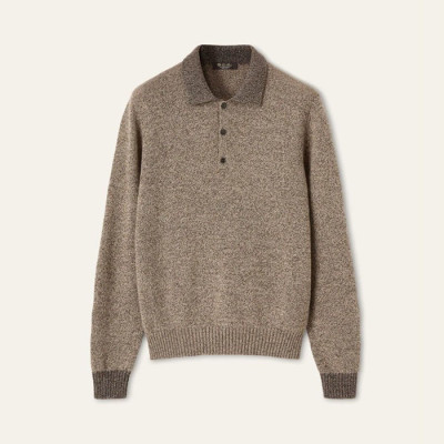 로로피아나 남성 폴로 스웨터 - Loro Piana Mens Polo Sweater - lpc13299x