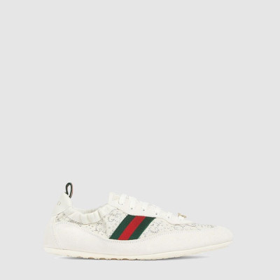 구찌 남/녀 GG 크리스탈 시프트 스니커즈 - Gucci Unisex GG Crystal Shift Sneakers - gus8978x