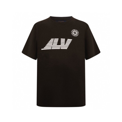 루이비통 남성 라운드 반팔 티셔츠 - Louis vuitton Mens Round Tshirt - lvc13352x