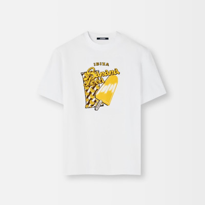 자크뮈스 남성 라운드 반팔티 - Jacquemus Mens Round Tshirt - jac13354x