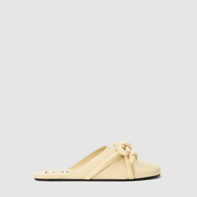 로에베 여성 플라멩코 노트 뮬 - Loewe Womens Flamenco Knot Mule - los8997x