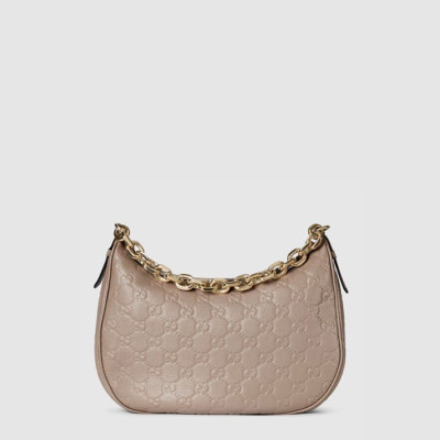 구찌 여성 GG 엠블럼 미디엄 숄더백‎ - Gucci Womens GG Emblem Medium Top Handle Bag - gub13603x
