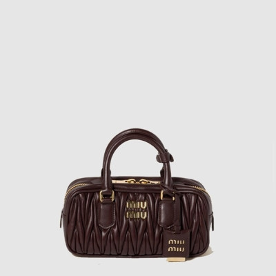 미우미우 여성 아르카디 마테라쎄 백 - Miumiu Womens Arcadi Matelasse Bag - mib13648x