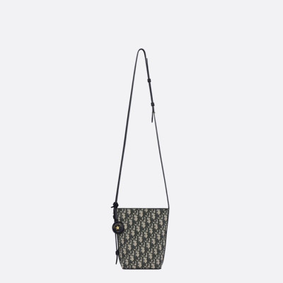 디올 여성 오블리크 디올스타 미니 버킷백 - Dior Womens Oblique Diorstar Mini Bucket Bag - dib14488x