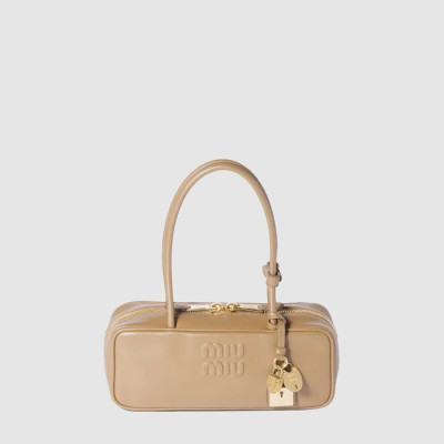 미우미우 여성 가죽 보 백 - Miumiu Womens Beau Bag - mib14720x