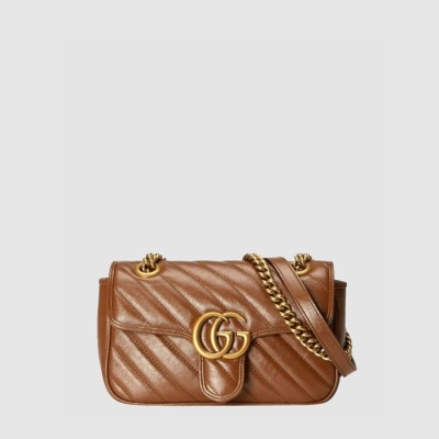 구찌 여성 GG 마몬트 미니 숄더백 - Gucci Womens GG Marmont Mini Shoulder Bag - gub14746x