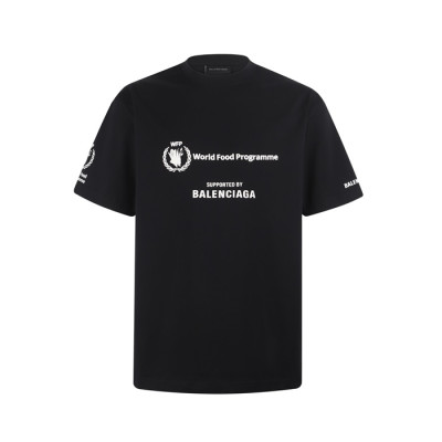 발렌시아가 남성 라운드 반팔 티셔츠 - Balenciaga Mens Round Tshirt - bac13844x