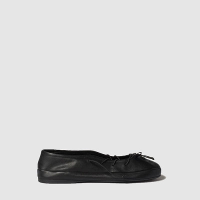 미우미우 여성 레더 발레리나 - Miu Miu Womens Leather Ballerina - mis13666x