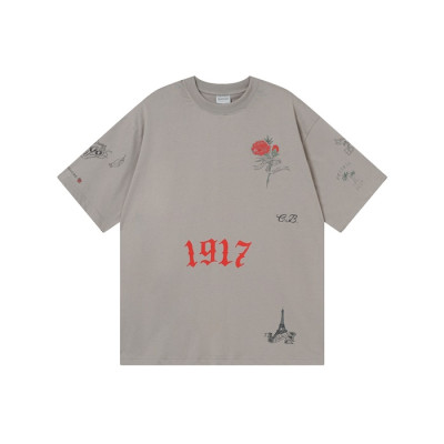 발렌시아가 남성 라운드 반팔 티셔츠 - Balenciaga Mens Round Tshirt - bac14035x