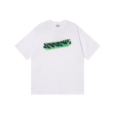 발렌시아가 남성 라운드 반팔 티셔츠 - Balenciaga Mens Round Tshirt - bac14044x