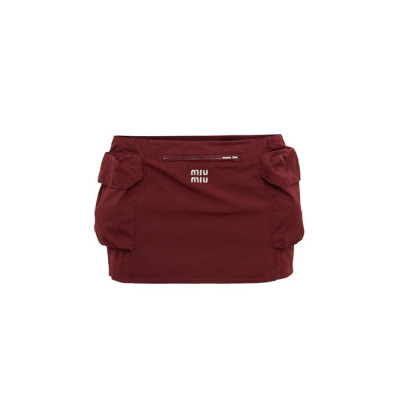 미우미우 여성 포켓 미니 스커트 - Miumiu Womens Pocket Mini Skirt - mic14069x