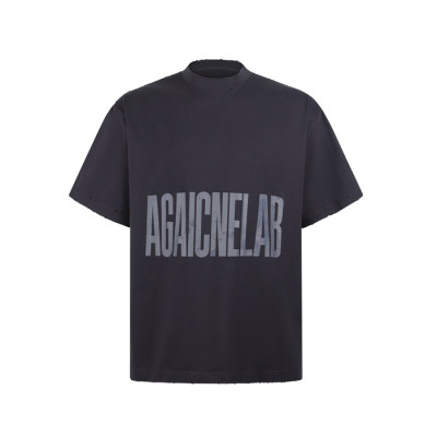 발렌시아가 남성 라운드 반팔 티셔츠 - Balenciaga Mens Round Tshirt - bac14127x