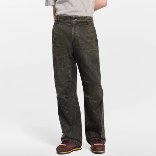 루이비통 남성 모노그램 청바지 - Louis vuitton Mens Monogram Jeans - lvc14194x