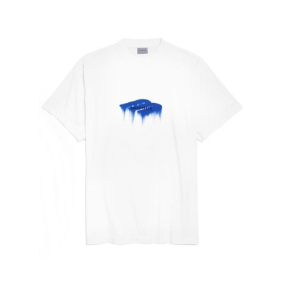 발렌시아가 남성 라운드 반팔 티셔츠 - Balenciaga Mens Round Tshirt - bac14241x