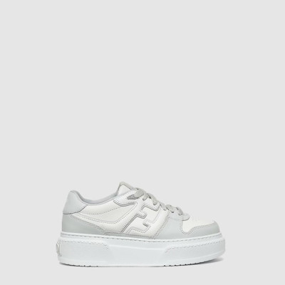 펜디 남성 가죽 플랫폼 로우탑 - Fendi Mens Leather Platform Low Top - fes13857x