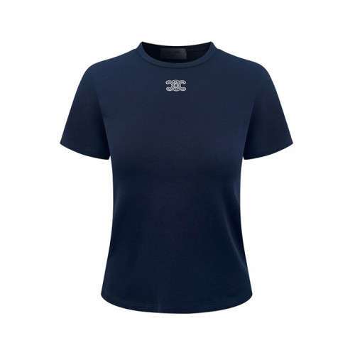 셀린느 여성 라운드 반팔 티셔츠 - Celine Womens Round Tshirt - cec14647x