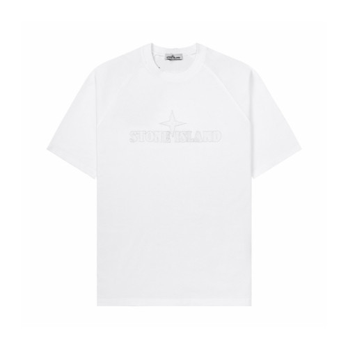 스톤아일랜드 남성 라운드 반팔 티셔츠 - Stone Island Mens Round Tshirt - stc15345x