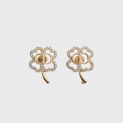 디올 여성 CD 서클 체인 스터드 이어링 - Dior Womens CD Circle Chain Stud Earrings - acc7777x