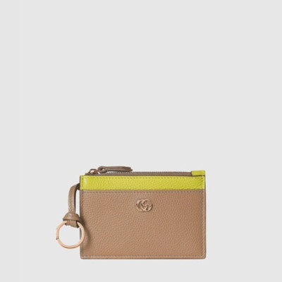 구찌 여성 GG 마몽 지퍼 카드 지갑 - Gucci Womens GG Marmont Zipper Card Wallet - guw770x