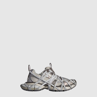 발렌시아가 남/녀 3XL 익스트림 레이스 스니커즈 - Balenciaga Unisex 3XL Extreme Lace Sneakers - bas14125x