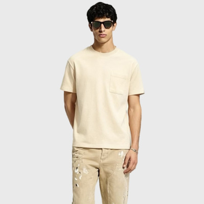 루이비통 남성 라운드 티셔츠 - Louis vuitton Mens Round Tshirt - lvc15789x
